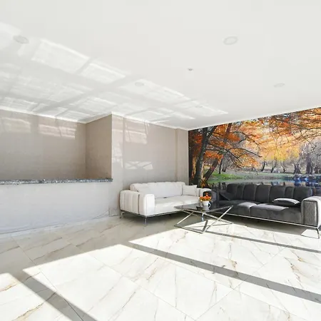 Crown Town 1 Bedroom Just 200m From The Sea In Kestel, 公寓